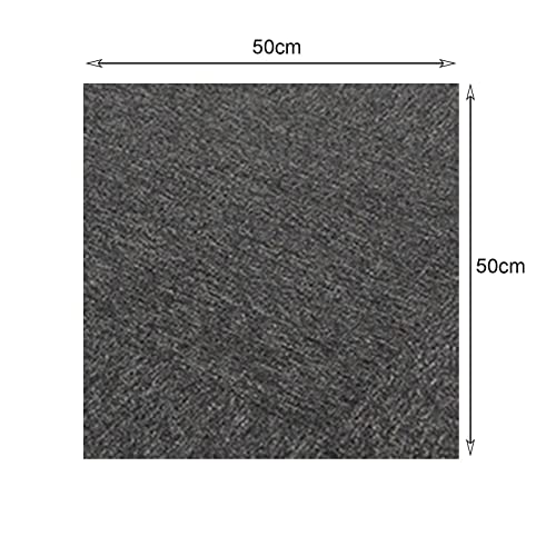 Xlihawy Carpet Floor Tiles, 20”X 20” Diy Flooring Mat With Anti-Slip Pvc Back, Non Slip Washable Square Carpet Tiles For Residential Commercial (Color : Light Grey, Size : 1Pcs) #TOP6