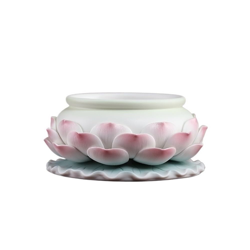 Incense Holder, Home Ceramic Incense Burner Indoor Entrance Hall Living Room Holder Decorative Ornament(L)