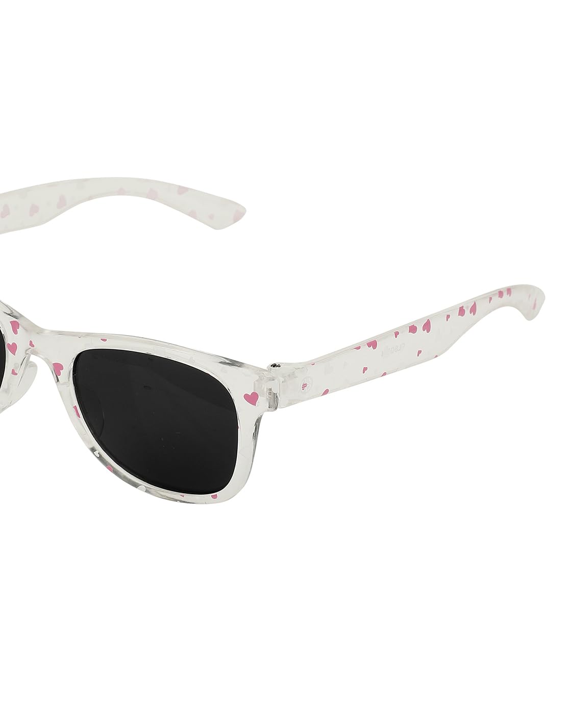 Carlton London Kids Girls White with Pink and UV Protected Lens Sunglass 3
