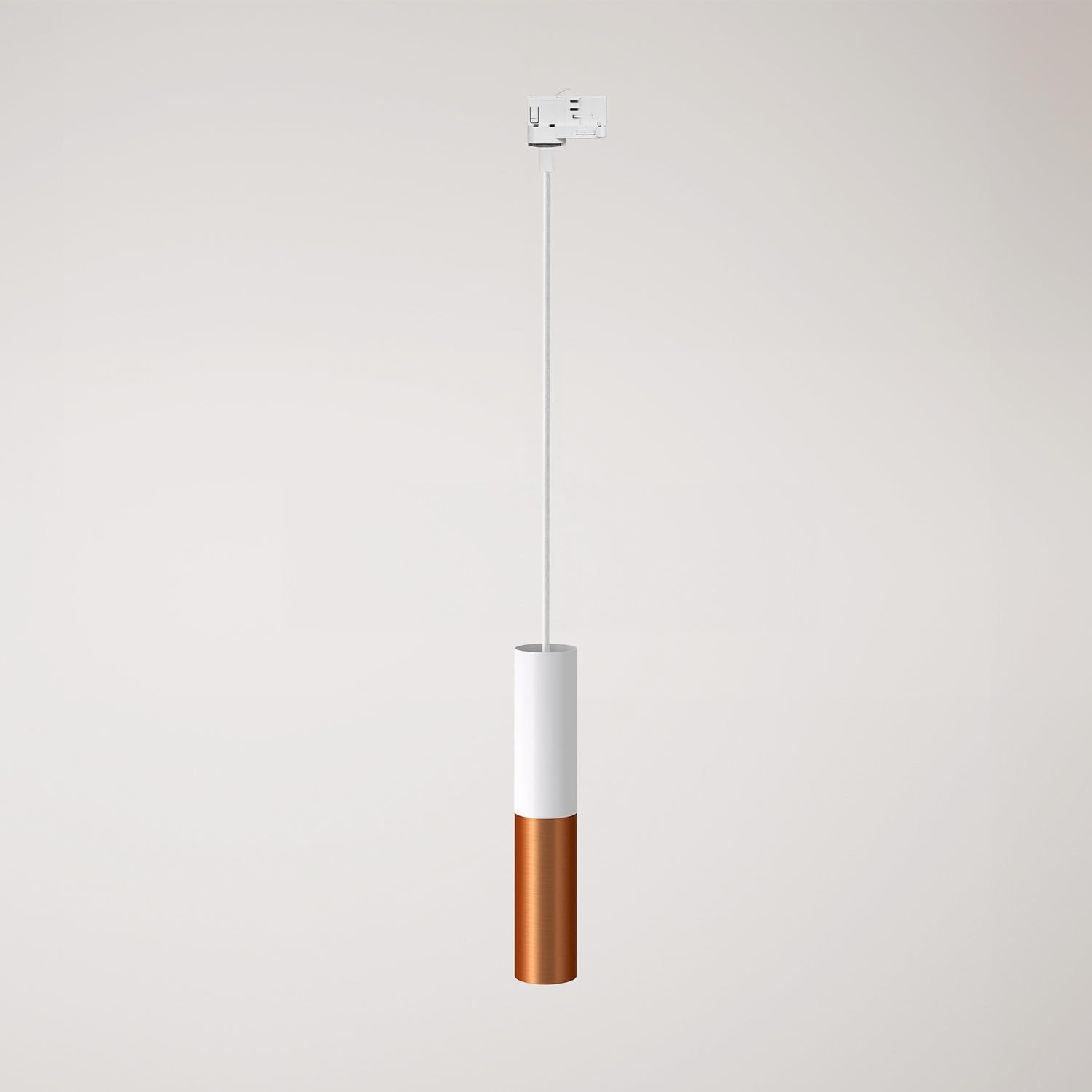 creative cables - Suspension sur rail à double abat-jour - Culot E14 - Ampoule incluse