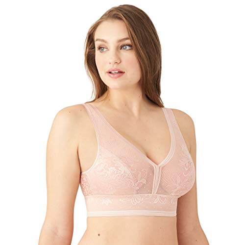 Wacoal Women's Plus Size Net Effect Bralette, Rose Dust, 34 #TOP1