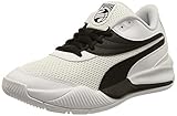 PUMA Triple JR Basketballschuh, White Black, 38.5 EU