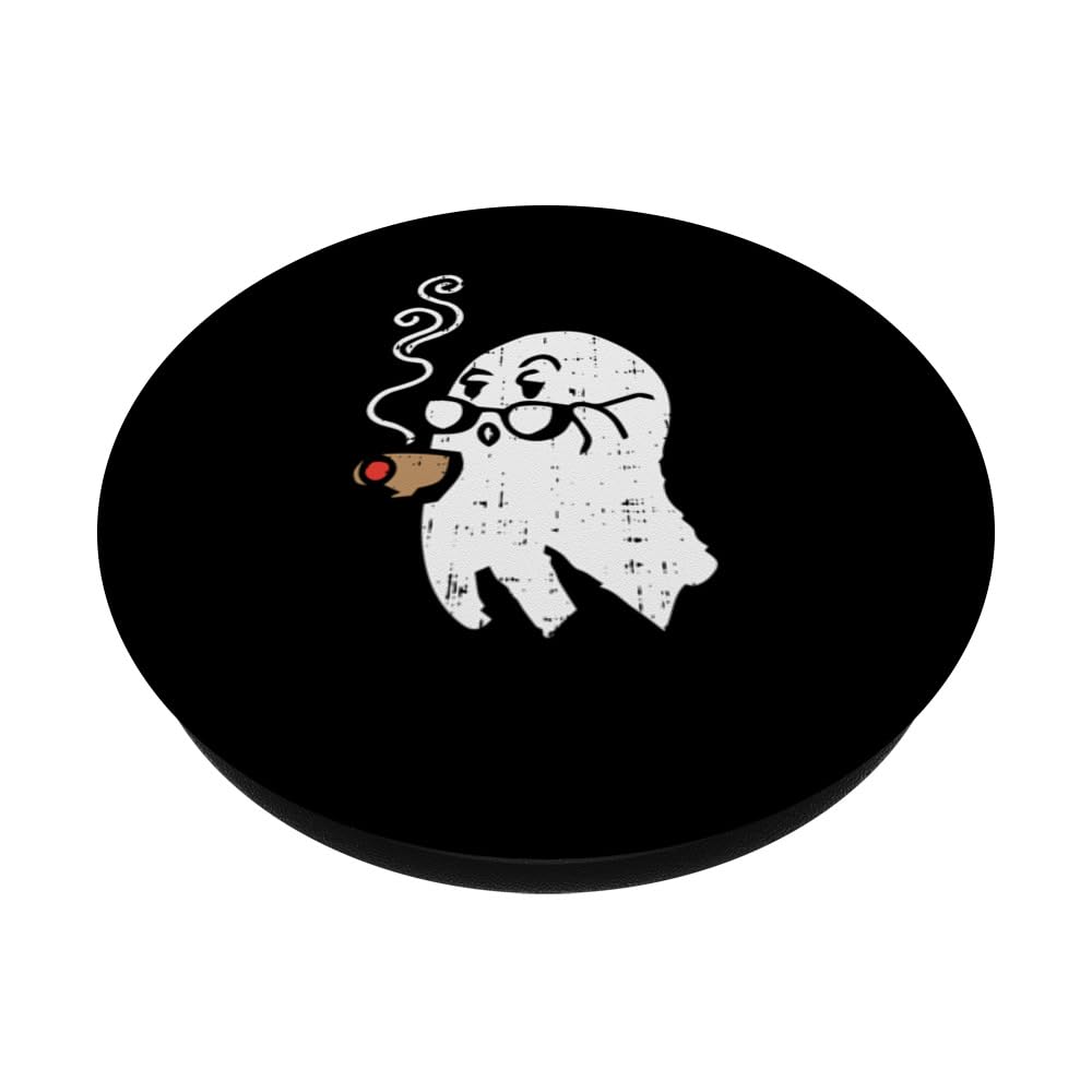 Amazon.com: Ghost Cigar Halloween Costume Funny Ghoul Spirit Men Women  PopSockets Swappable PopGrip : Cell Phones & Accessories