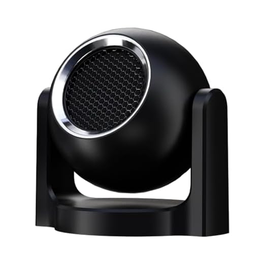 Yajuyi Aquecedor de carro aquecedor ambiente acessórios portáteis carro aquecimento rápido proteção contra superaquecimento demitister, preto