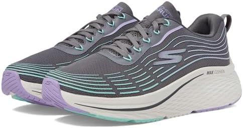 Skechers Women's Max Cushioning Elite 2.0 Sneaker, Charcoal/Lavender, 11 | Image 3