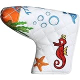 GOLTERS Golf Head Covers Blade Putter Cover Headcover Magnetic Closure Embroidered Fit for Most Brands Scotty Cameron Odyssey Blade Taylormade Ping ect.