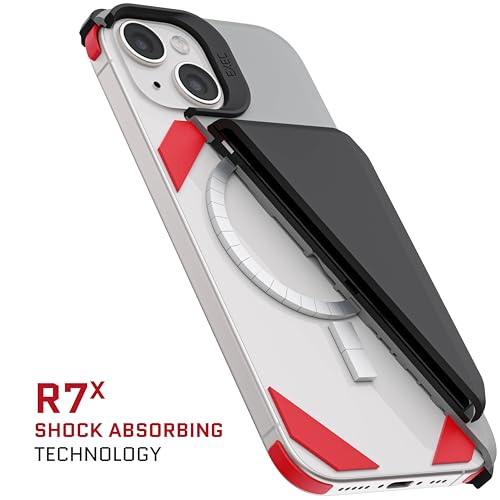 Funda iPhone 15 Ghostek Exec gris de 6.1'' compatible con MagSafe y tarjetas 5