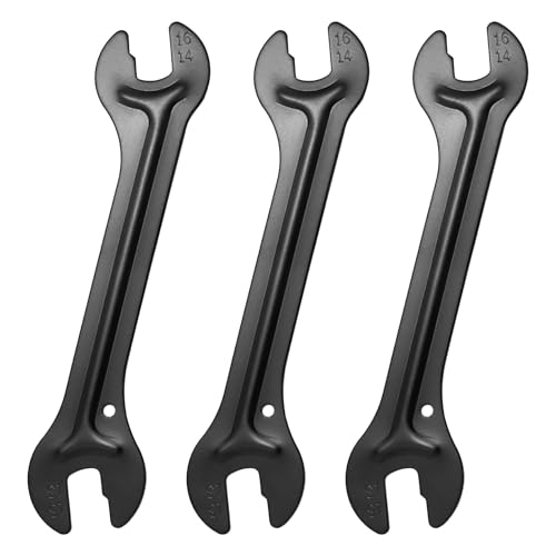 TYSM-CC 3 pzas Llaves para Conos de Bicicletas 4-in-1 Llaves De Conos Bicicleta Herramienta de Reparación 13/14/15/16 mm para Conos, Bujes de Las Ruedas y Pedales