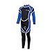 Kids Wetsuit for Boys Girls Toddlers by Scubadonkey | Wetsuit for Kids in 2.5mm Neoprene UPF 50+ | Meets CPSC Safety Requirements (Blue,10)