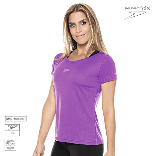 Speedo Camiseta Sun Feminino Lilás Primavera P