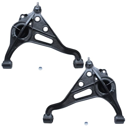 Image of Detroit Axle - 8pc Front End Control Arms Kit for 1999-2004 Chevy Tracker Suzuki Vitara, 2 Lower Control Arms w /Ball Joints 2 Sway Bar Links 4 Inner & Outer Tie Rod 2000 2001 2002 2003 Replacement