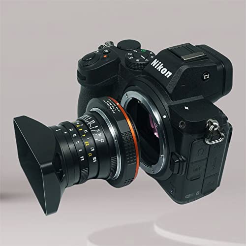 Image of PHOLSY Lens Mount Adapter Compatible with Leica M LM, Zeiss ZM, Voigtlander VM Mount Lens Compatible with Leica M to Nikon Z Mount Camera Body for Nikon Z fc, Z30, Z9, Z8, Z6II, Z7II, Z6, Z7, Z5, Z50