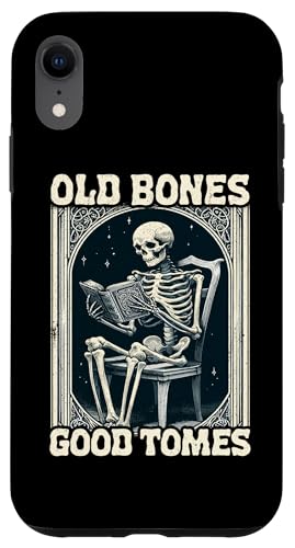 Old Bones Good Tomes Book Lover Bookworm �X�P���g���u�b�N �X�}�z�P�[�X iPhone XR �p