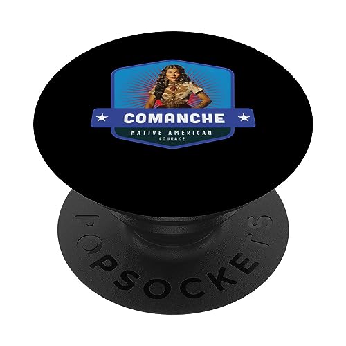 Comanche American Native Indian Girl Pinup Courage Pride PopSockets Swappable PopGrip