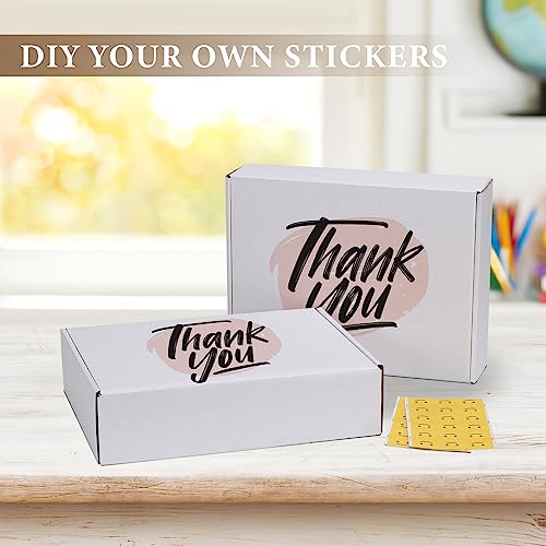 Image of RLAVBL 12x9x3 Inches Shipping Boxes Set of 50, White Small Corrugated Cardboard Box, Mailer Boxes for Packing Small Business