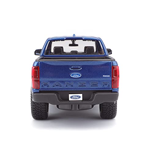 2019 Ford Ranger 1:24 Maisto Azul Miniatura miniatura 4
