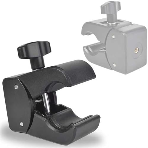 HYSHIKRA Universal Quick-Adjust Clamp with 1/4 Inch Thread Compatibility, 13-54mm