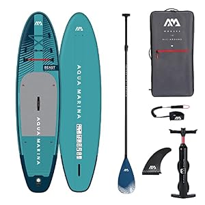 Aqua Marina Beast Aufblasbares Stand-Up-Paddle-Board (iSUP), 320 cm Länge, 3 m