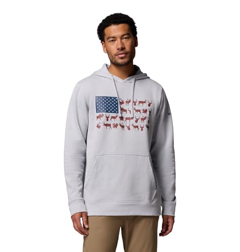 Sweat Columbia PHG Game Flag II maillot de survêtement à capuche gris