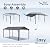 PHI VILLA 10x20 ft Carport, Metal Carports Canopy Heavy Duty Car Port Portable Garage with Galvanized Steel Roof Multi-Use Shelter, Sturdy Outdoor Car Ports for Cars, Boats and Tractors