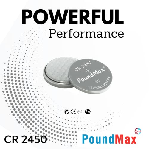 20 x 2450 CR2450 DL2450 ECR2450 BR2450 KCR2450 3V PoundMax Lithium Coin Cell Batteries - Image 5
