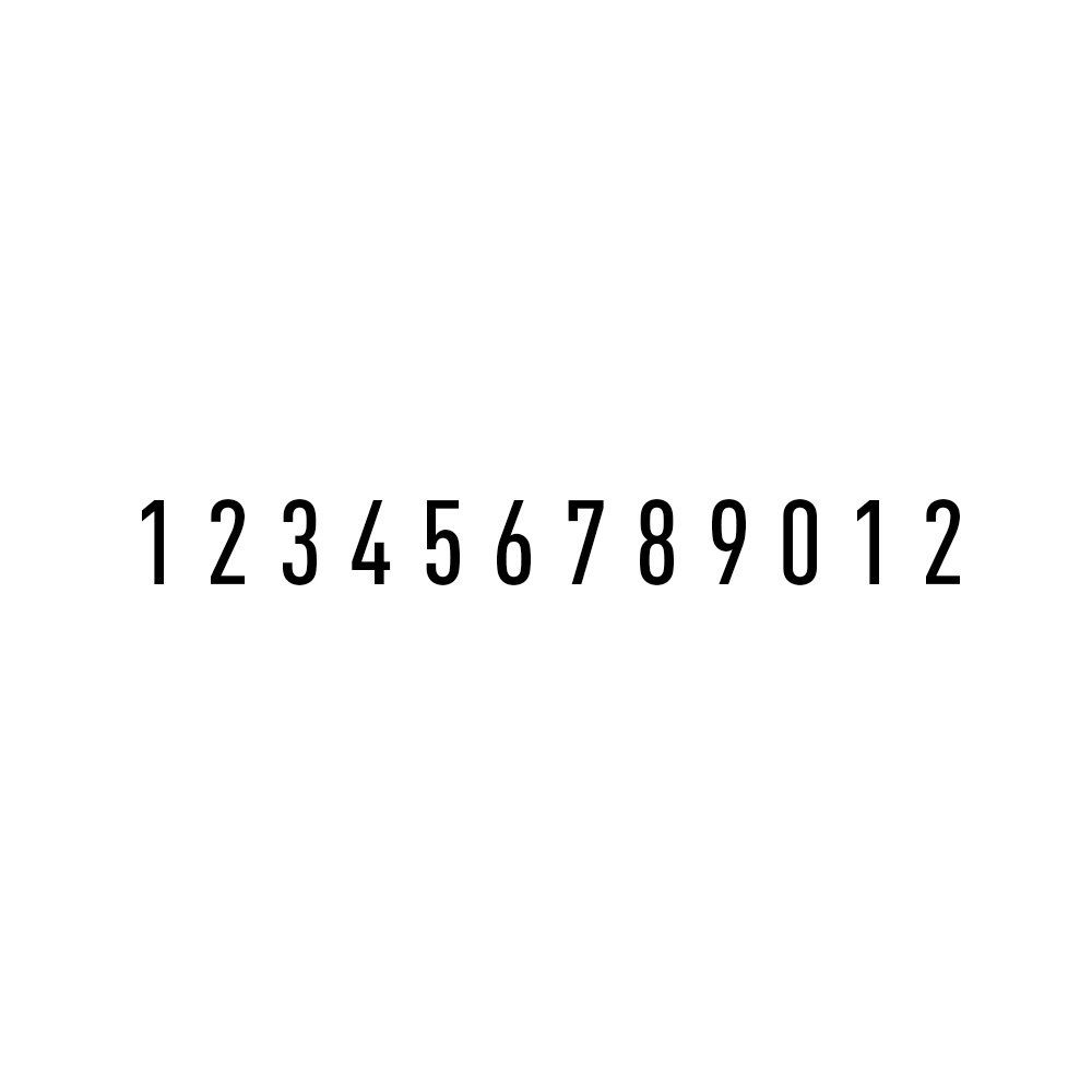 Colop 108901 timbro Numeratore con 12012 – 12 cifre nbaender, 12 mm altezza caratteri