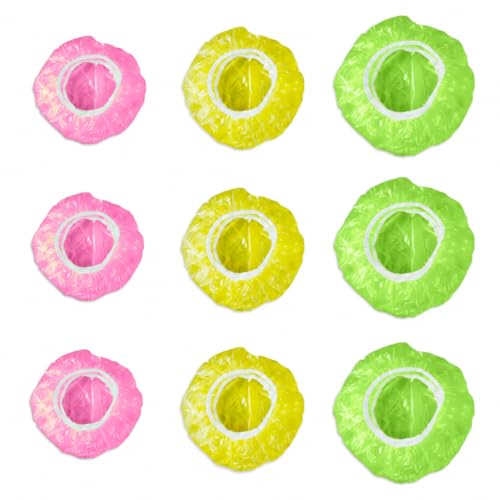 Cragmut 120 Pièces Couverture Alimentaire, Colorées Couvertures Alimentaires Élastiques Couvercle en Plastique réutilisable pour Conservation Fruits et Légumes