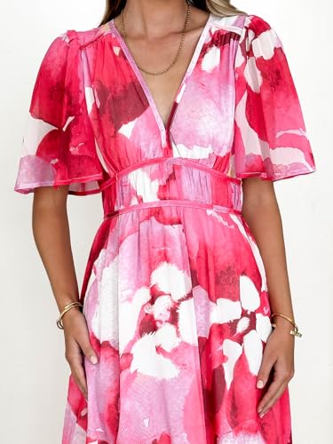 Image of Flessibili Womens Summer Floral Maxi Dress Wedding Guest Party Long Dresses 2026