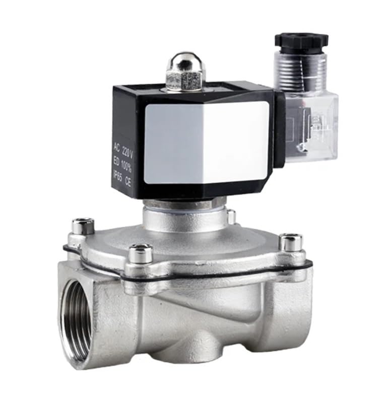 Électrovanne étanche DN40 en inox 304 pour un contrôle durable des fluides 220V