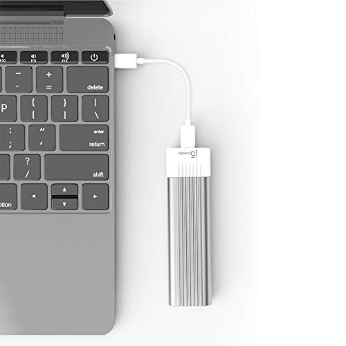 Caja externa USB-C para Disco SSD M.2 NVMe j5create miniatura 5
