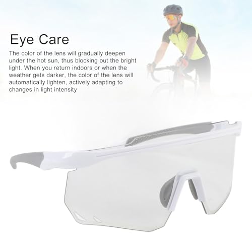 Lunettes de cyclisme photochromiques légères pour course et ski - 3