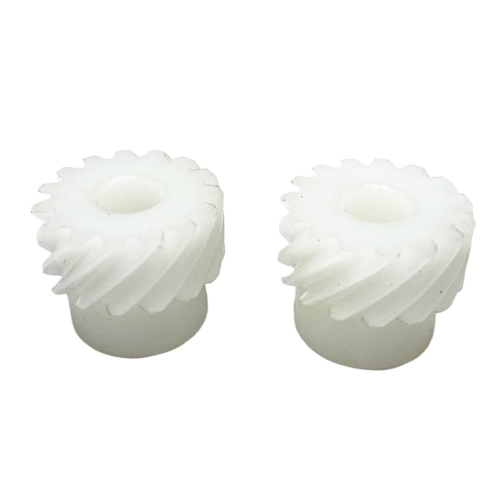 Stirnradgetriebe, Ritzelsatz, Ritzel 2 Stück 1M 15T Nylon-Spiral-Stirnradgetriebe Kunststoff-Schirm-Stirnradgetriebe 6 mm 8 mm Innenloch 1 Modul 15 Zähne Zahnradbohrung Welle(6mm bore)