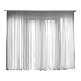 OCASIÓN: --- La elegante cortina transparente de color sólido crea un ambiente pastoral y fresco. Una decoración perfecta para el dormitorio, la sala, el balcón, el hotel, la ventana francesa, el restaurante, la cafetería, etc.