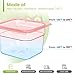 HNEDSEN 6 Pack Plastic Food Pan with Lid 1/6 Size 4 Inch Deep Restaurant Clear Food Storage Containers with lids Polycarbonate Commercial Hotel Pans for Fruits Vegetables Beans Corns (6 PCS, 4'' Deep)