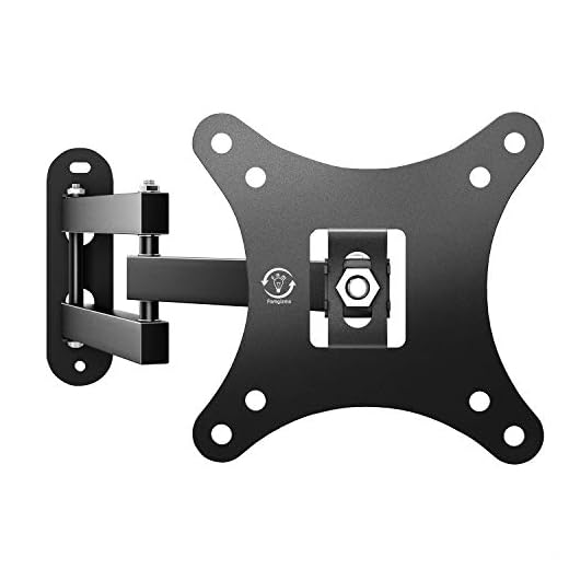 Famgizmo Soporte de Pared para TV 10-26 Pulgadas(25-66cm), Inclinable y Giratorio, Máx Vesa 100x100mm, Carga 20KG (45lbs), para Televisores de Pantalla Plana(LED LCD Plasma 4K 3D)