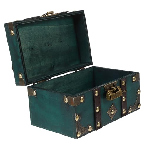 CLISPEED Scatola Vintage Per Oggetti Contenitore Per Gioielli Retro in Scatola Pirati Decorativa Multifunzionale