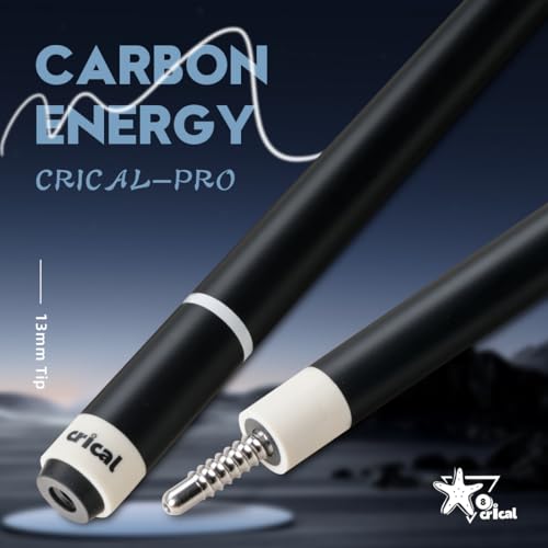 Taco de billar de fibra de carbono 58 pulgadas con estuche miniatura 3