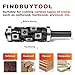 Findbuytool Carbide Heavy Duty Flush Trim Router Bit, 1/2