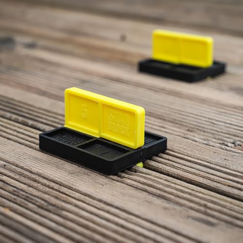 Starblock - Dielenabstandhalter für Terrassendielen Holz 4/5/6 und 7 mm, Eimer mit 24 Stück