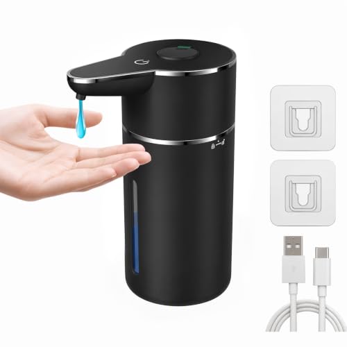 Imagen de KORVORIA Negro Dispensador Jabon Automatico Pared 500ml