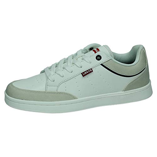 Levi's Herren Billy 2.0 Sneaker, Brilliant White, 41 EU