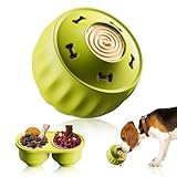 DEPURE Frozen Dog Treat Toy to Keep Them Busy, Cognitive Dog Enrichment Toys for Brain Stimulation, Long Lasting Interactive Toys to Reduce Boredom & Anxiety Relief (Nylon)