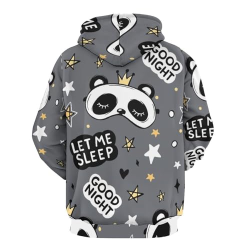 Sweats à capuche manche longue original cadeau panda pull mixte UMENG vêtement hiver taille S - 3