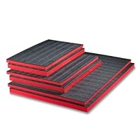 GUARDIQUE™ Meerlagig schuim 1200 x 800 mm - Hoogdichte aanpasbare schuimplaten voor veilige verpakking, bescherming en organisatie - Ideaal voor gereedschapskisten en gevoelige apparatuur (Groen, 50