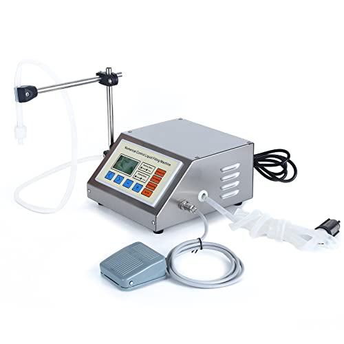 One-Day Sale: Up to 60% Off Sumeve Liquid Filling Machine Automatic Digital Control Bottle Filler(2-3500ml Digital Filling GFK160)