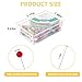 300PCS Sewing Pins for Fabric, Straight Pins with Glass Ball Heads, Multicolor Corsage Stick Pins for Dressmaker
