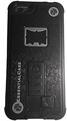 EssentialCase Phone Case, for iPhone 6/6s and 6+/6s+ Built-in Cigarette Lighter/Bottle Opener Case (Black 6+/6s+)