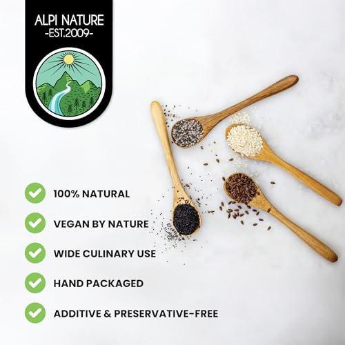 Alpi Nature Chiasamen 1kg, Chia Samen, schwarze Chiasamen für Smoothies, Joghurt, Müsli, Pudding