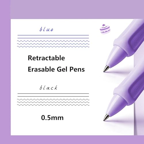 YYaaloa 8pcs Bolígrafos Gel Borrables Punta Fina 0.5mm miniatura 5