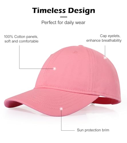 Image of LiuSuper Hats for Small Heads Men, Petite Baseball Caps for Women, XXS Adjustable Trucker Hat Dad Hat(21.3 inch-22.8 inch, 54cm-58cm)